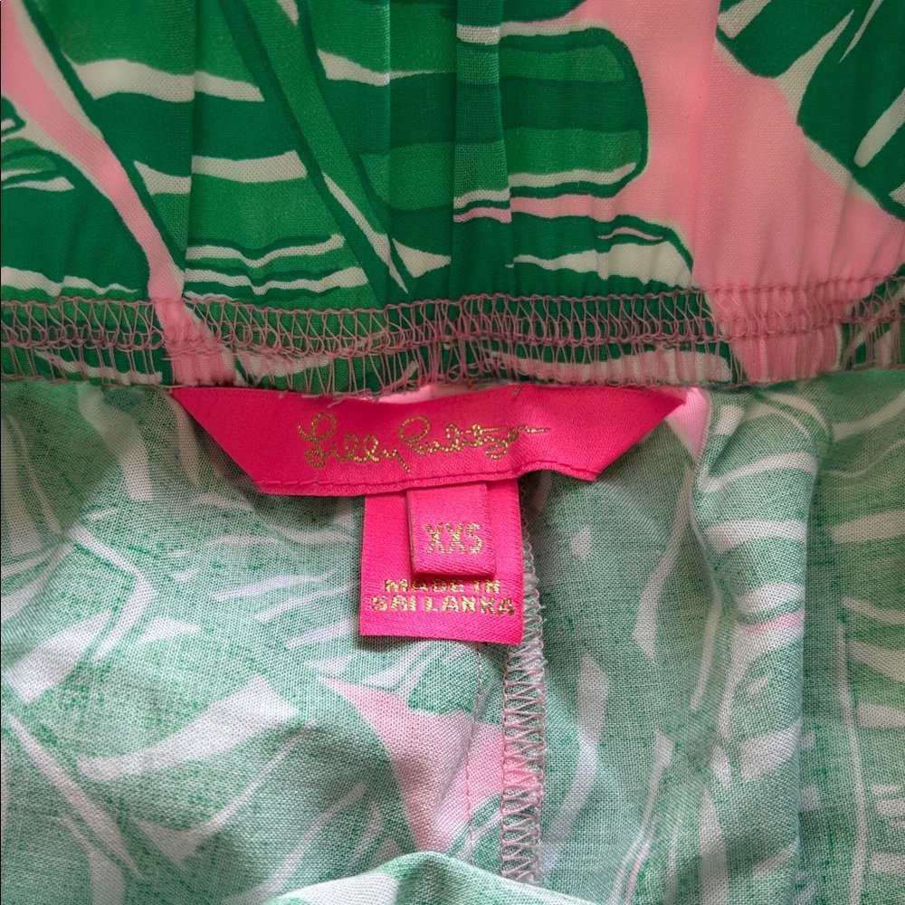 Lilly Pulitzer Bal Harbour Let's Go Bananas Palazzo pants XXS, petite length - Picture 3 of 5